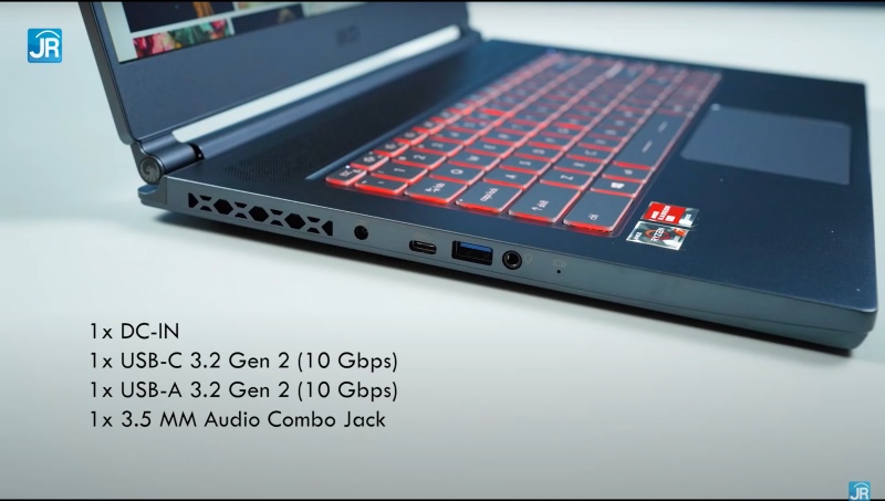 Review MSI Delta 15 A5EFK-050ID: Laptop Gaming AMD Advantage yang Kencang dan Tidak Mahal 24 konektor kiri 1