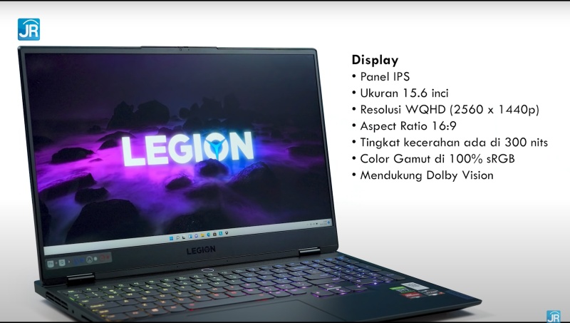 Review Lenovo Legion Slim 7 AMD: Laptop Tipis nan Kencang dengan Ryzen dan GeForce RTX 14 layar 7