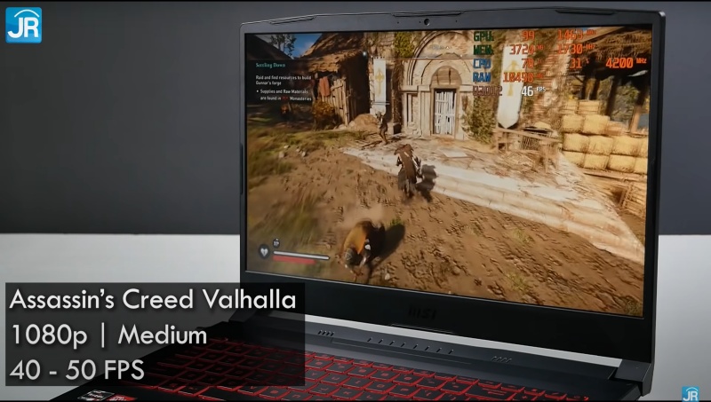 Review MSI Bravo 15 B5DD-046ID: Laptop Gaming Murah dengan AMD Ryzen dan Radeon 2 tes gaming 1