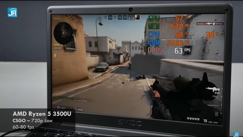 Review Axioo Slimbook 14: Laptop Murah dengan Ryzen 3 dan Ryzen 5 16 tes gaming ryzen 5 2