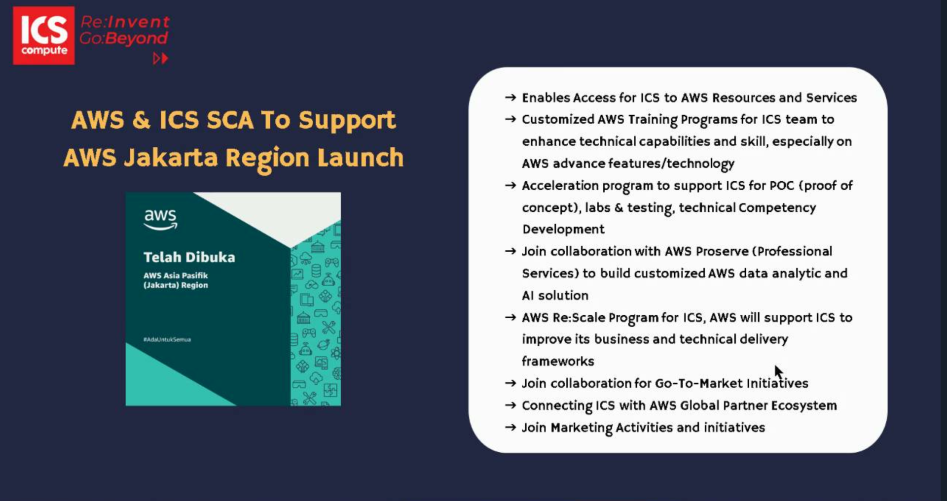 Tandatangani Perjanjian Kolaborasi, AWS dan ICS Berkomitmen Dorong Inovasi Digital di Indonesia 2 AWS ICS 2