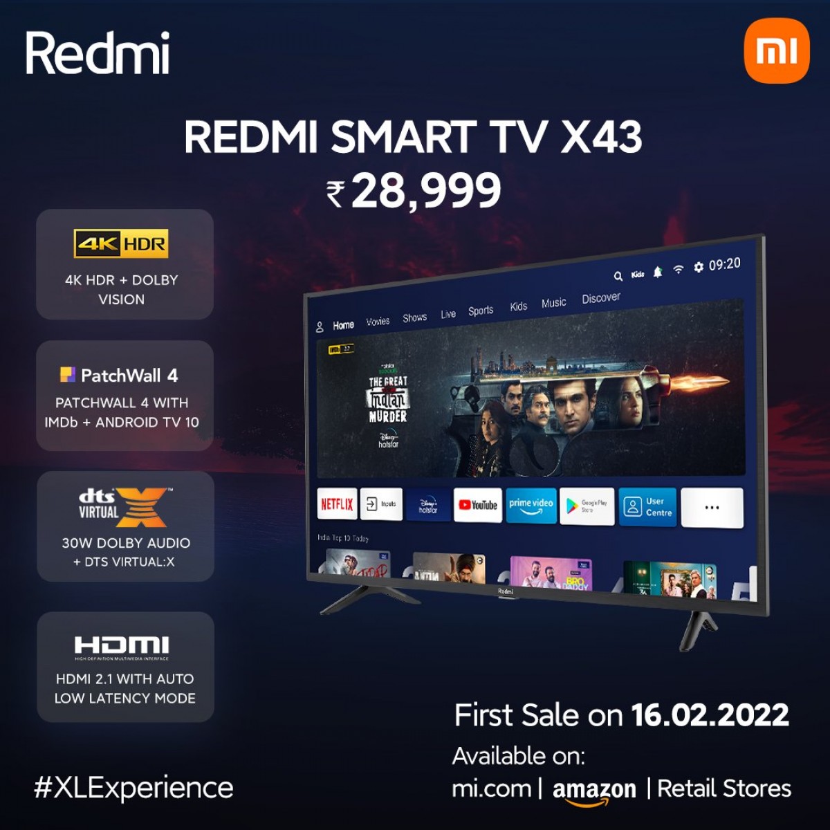 Xiaomi Hadirkan Redmi Smart TV X43 11 Redmi Smart TV X43