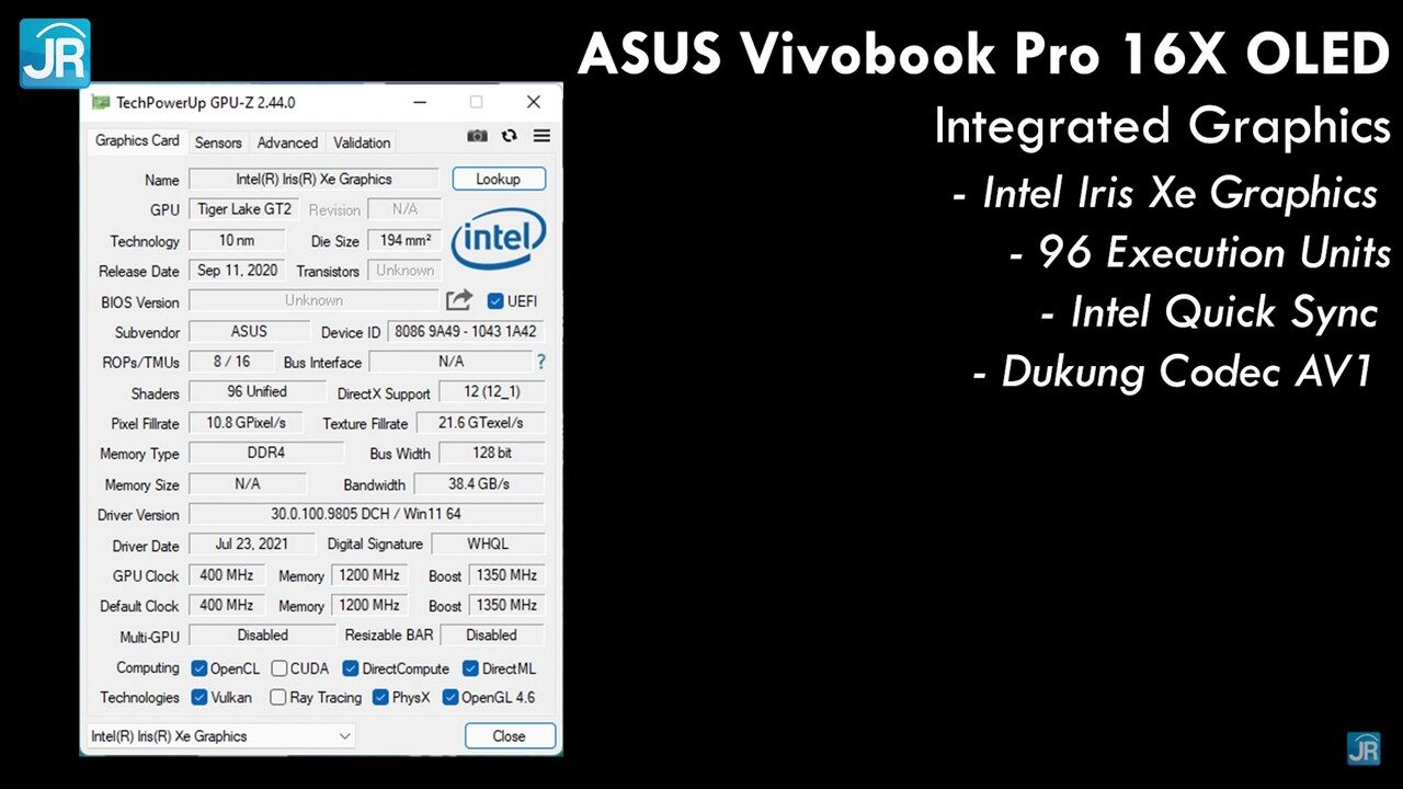 Review ASUS VivoBook Pro 16X OLED N7600