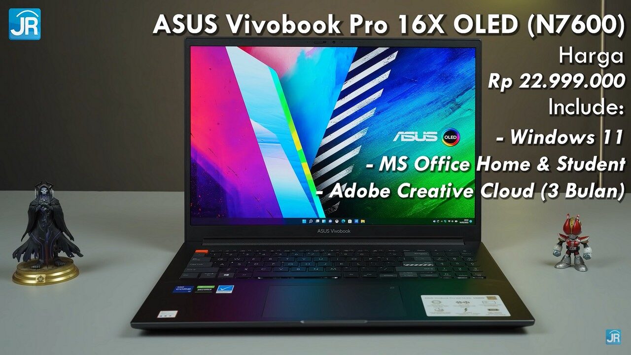 Review ASUS VivoBook Pro 16X OLED N7600: Kencang Untuk Content Creation, Layar 4K OLED 3 Review ASUS VivoBook Pro 16X OLED N7600 67
