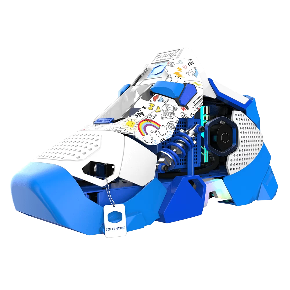 Sambut Hari Jadi ke-30, Cooler Master Kenalkan PC Case Berbentuk Sepatu 20 Sneaker X Blue 1