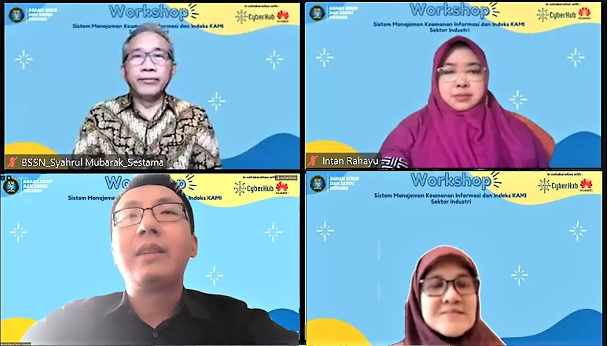 Direct Release: Wujudkan Making Indonesia 4.0, BSSN dan Huawei Tekankan Indeks KAMI Sebagai Evaluasi Kesiapan Penerapan Keamanan Informasi bagi Industri 22 Tangkapan Layar CyberHub Fest 2022