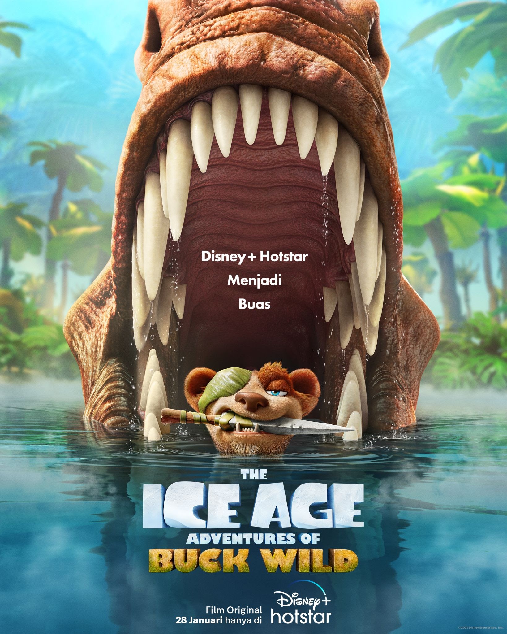 Direct Release: Disney+ Hotstar Hadirkan Kembali Franchise Ikonik Favorit para Penggemar Lewat Film Terbaru “The Ice Age Adventures of Buck Wild” 2 The Ice Age Adventures of Buck Wild