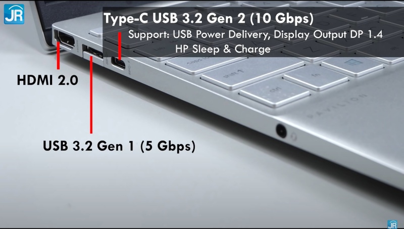 Review HP Pavilion Aero 13 - be0002AU/be0003AU: Super Ringan, Performa Tinggi, Layar Memukau 19 konektor kiri