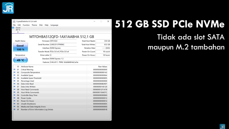 Review HP Pavilion Aero 13 - be0002AU/be0003AU: Super Ringan, Performa Tinggi, Layar Memukau 7 storage