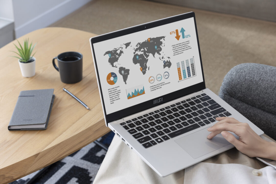 MSI Modern 14 laptop bisnis