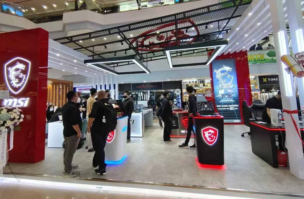 MSI Buka Toko Baru  MSI arena Mall Mangga Dua