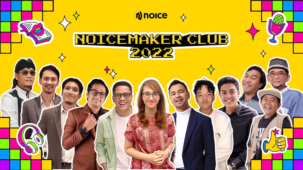 Direct Release: Gandeng Komedian, Aktor, Hingga Politisi Jadi Podcaster, NOICE Terus Memperkuat Jajaran Konten Audio di Indonesia 29 Noicemaker Club 2022 Press