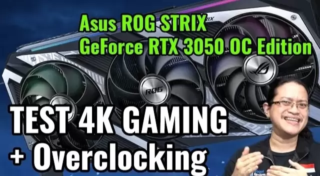 4K Gaming di RTX 3050 - EMANG BISA? (feat. ASUS ROG STRIX RTX 3050 OC EDITION) 17 RTX 3050 gaming 4K