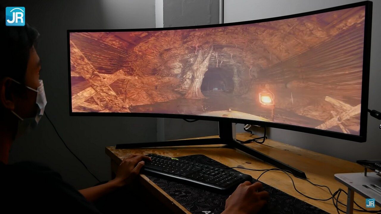 Review Samsung Odyssey Neo G9 Gaming (2021): Monitor Gaming Premium Super Lebar dan Fitur Melimpah 1 Review Monitor Gaming Samsung Odyssey G9 2021 49
