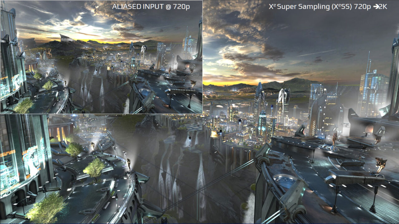 Intel Demokan Fitur Super Sampling Intel XeSS di Ajang GDC 2022 3 XeSS process