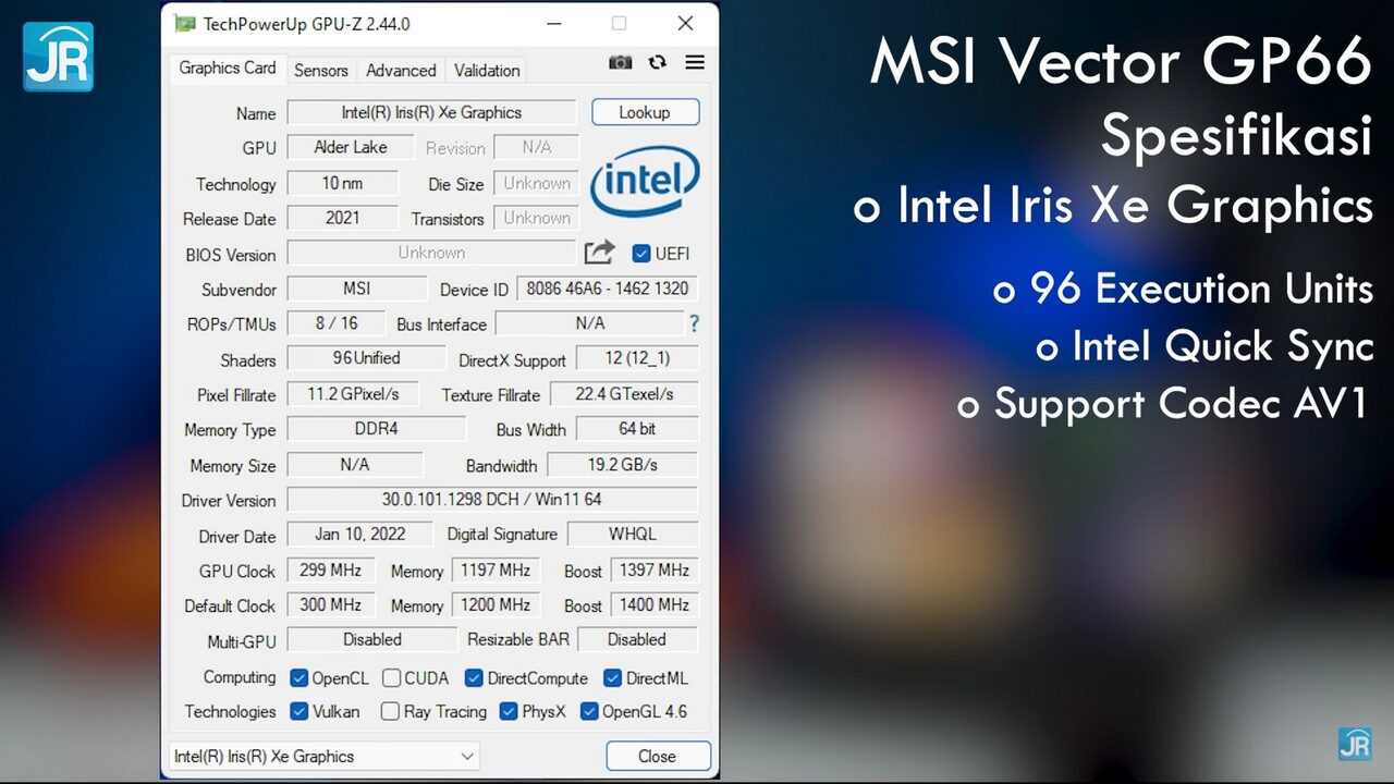 Review MSI Vector GP66: Laptop Super Kencang Dengan Core i7-12700H dan RTX 3070 Ti 3 review MSI Vector GP66 - Intel Core Gen 12