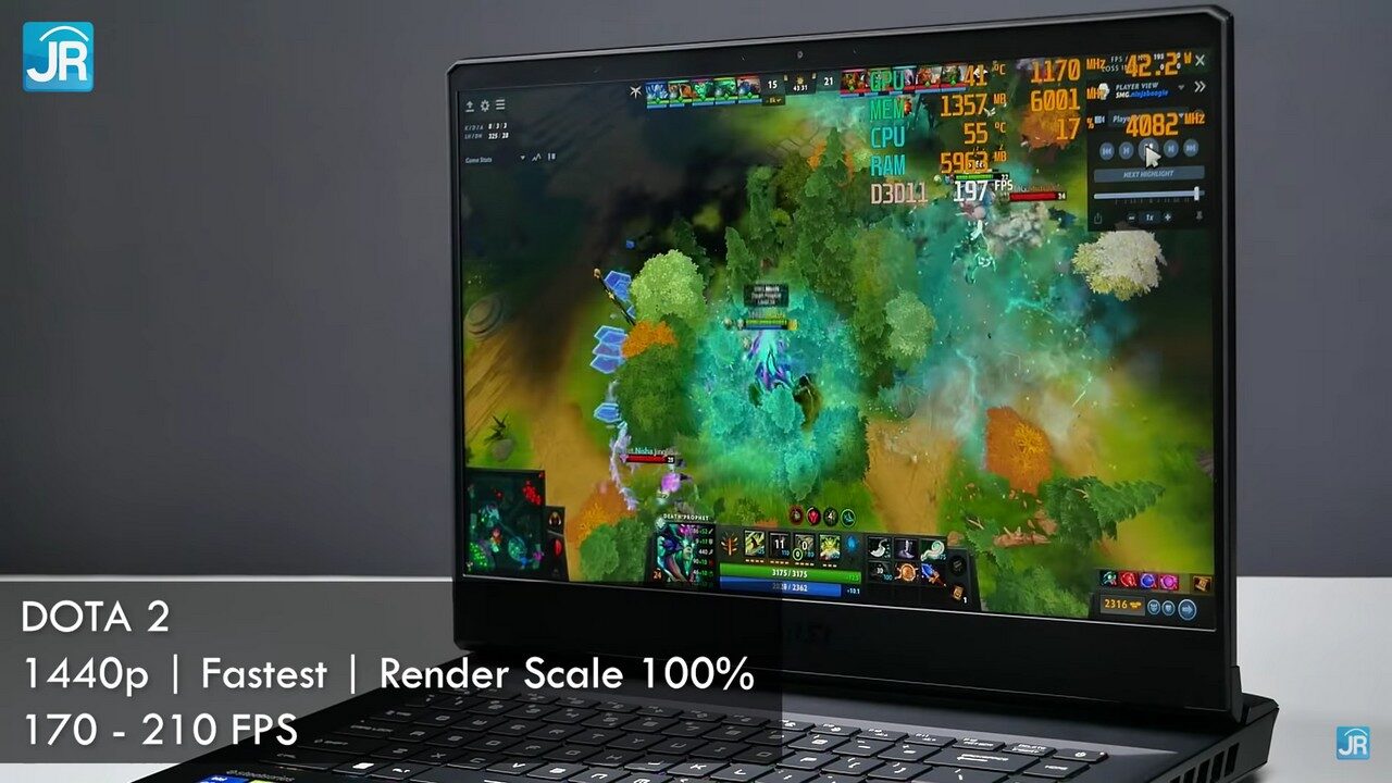 review MSI Vector GP66 Intel Core Gen 12 53