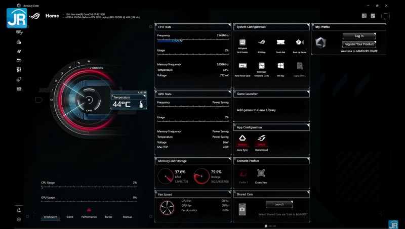 Review ASUS ROG Flow Z13 GZ301:  ASUS ROG Flow Z13 GZ301 30