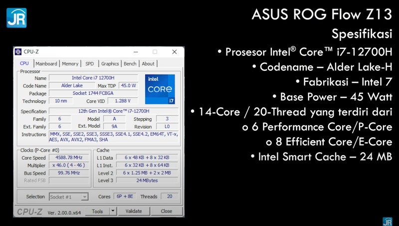 Review ASUS ROG Flow Z13 GZ301:  ASUS ROG Flow Z13 GZ301 5