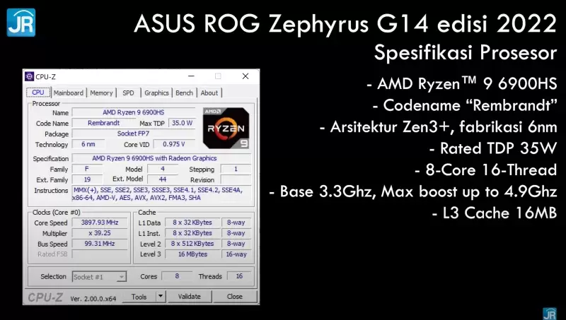 Review ASUS ROG Zephyrus G14 2022: Ringkas dan Kencang 3 ASUS ROG Zephyrus G14 2022 3