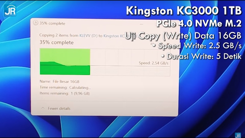 Review Kingston KC3000 1TB: SSD PCIe M.2 Gen4 Super Kencang dan Murah 5 Kingston KC3000 1TB 18