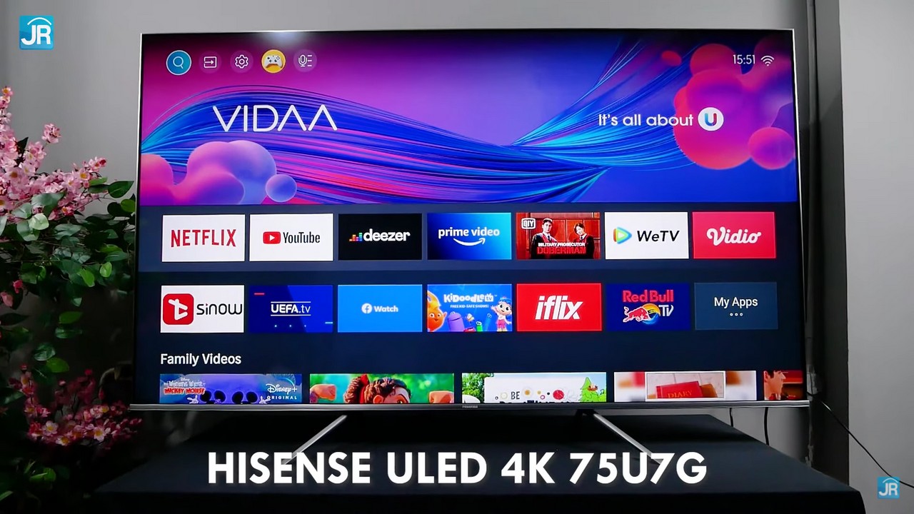 Review HISENSE ULED 4K 75U7G