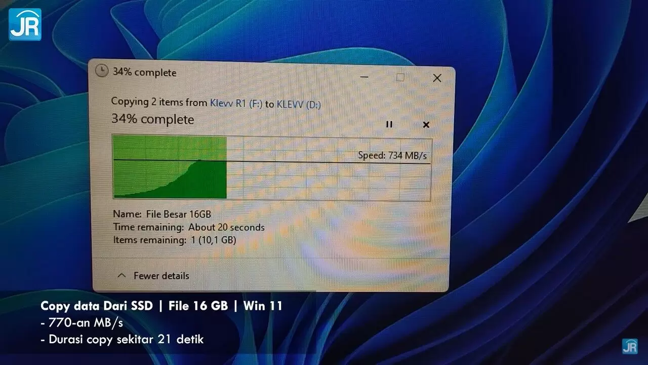 Review Lengkap SSD Portable Klevv R1: Mungil dan Super Kencang 5 Review Klevv R1
