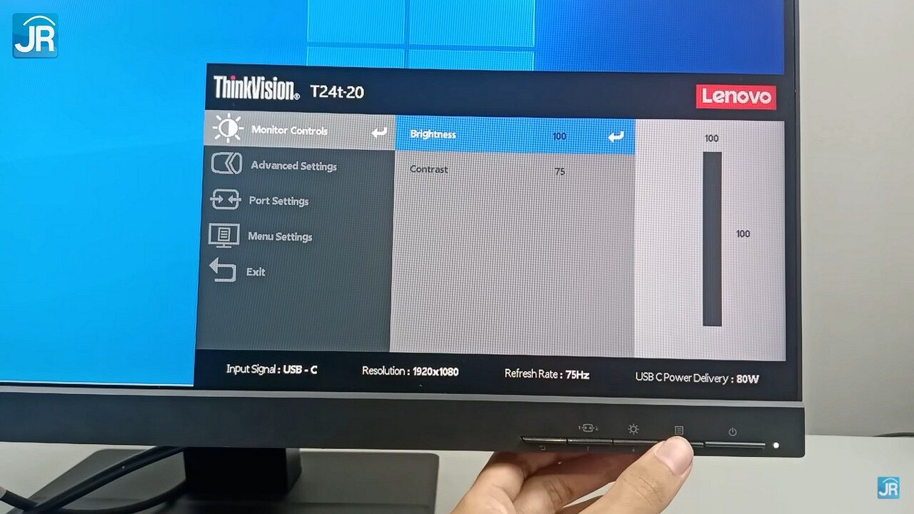 Review Lenovo ThinkVision T24t-20