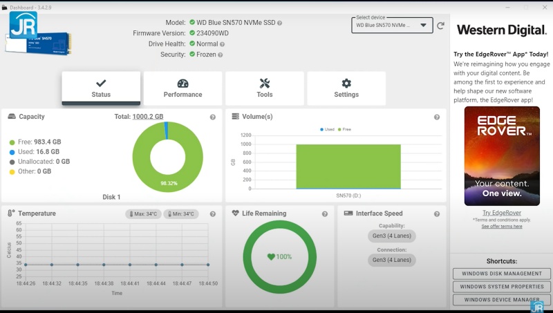 Review WD Blue SN570 SSD: Kencang, Murah dan Cocok untuk Content Creator 7 WD Blue SN570 SSD 7