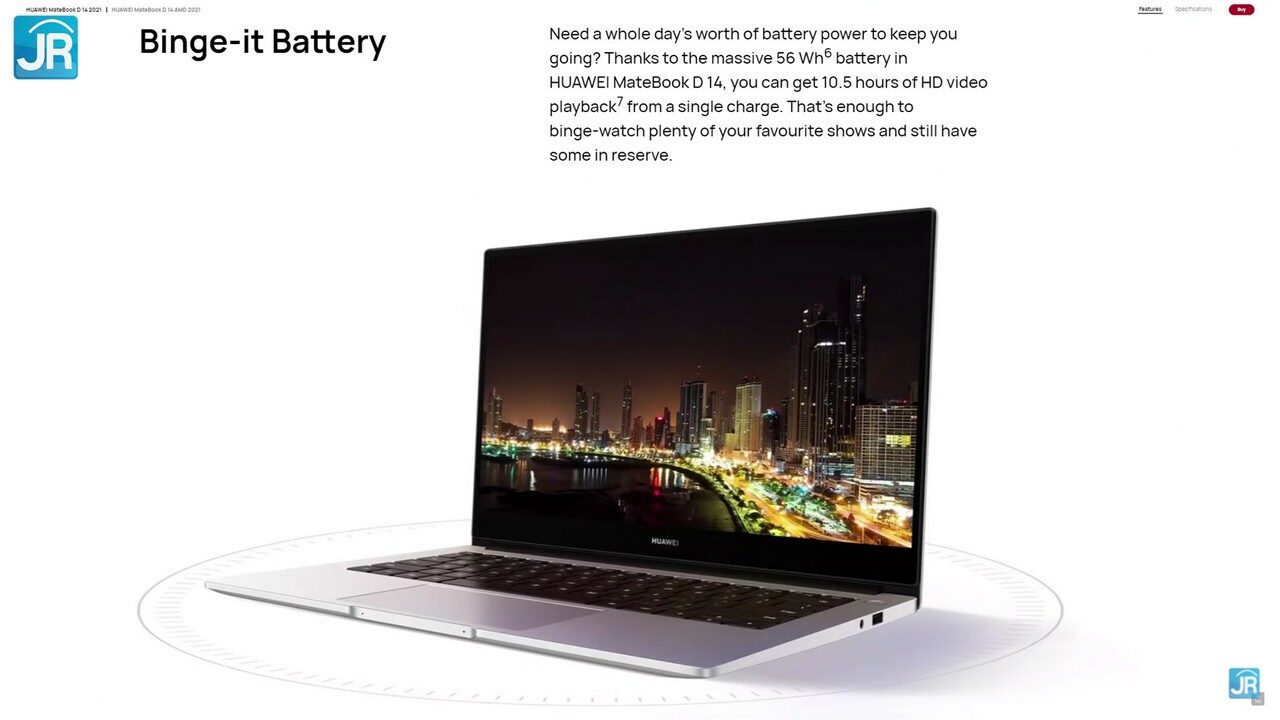 review Huawei Matebook D14 11th Gen