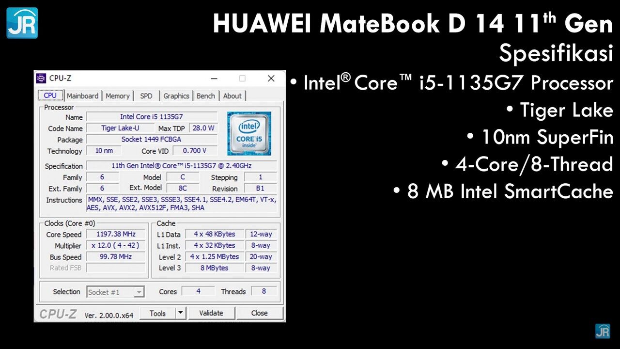 review Huawei Matebook D14 11th Gen