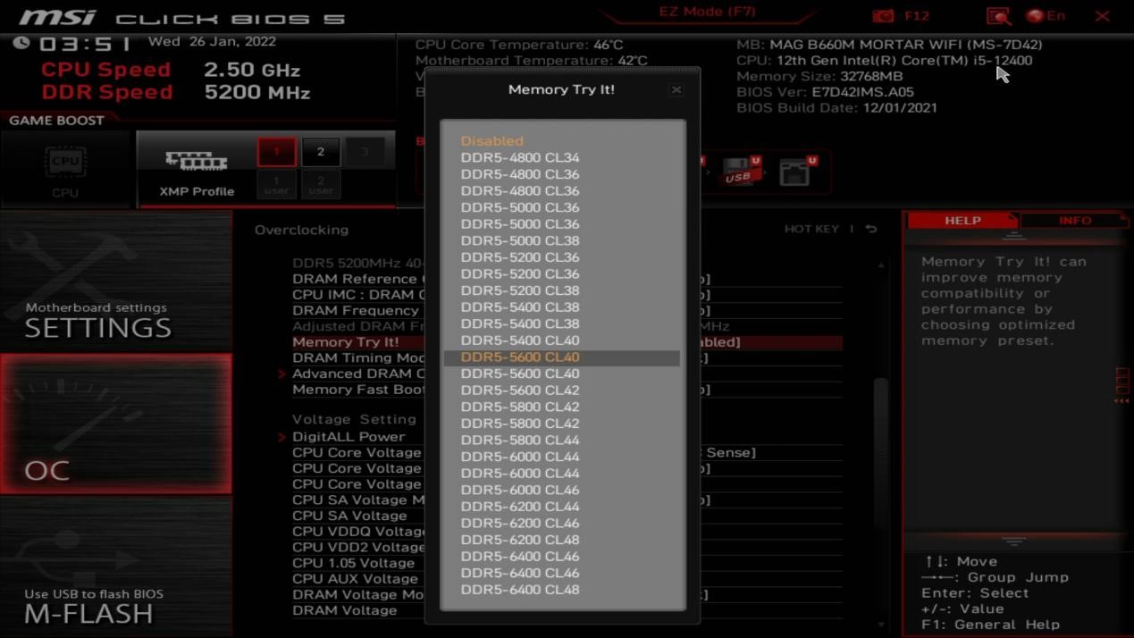 Optimalisasi RAM DDR5: Tuning Klevv DDR5-4800 ke DDR5-6400 6 RAM Klevv Standard DDR5 -4800CL40 2x16GB