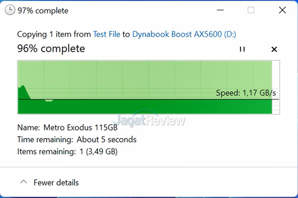 Review Storage: Dynabook Boost AX5600 2 TB 9 AD FAAD