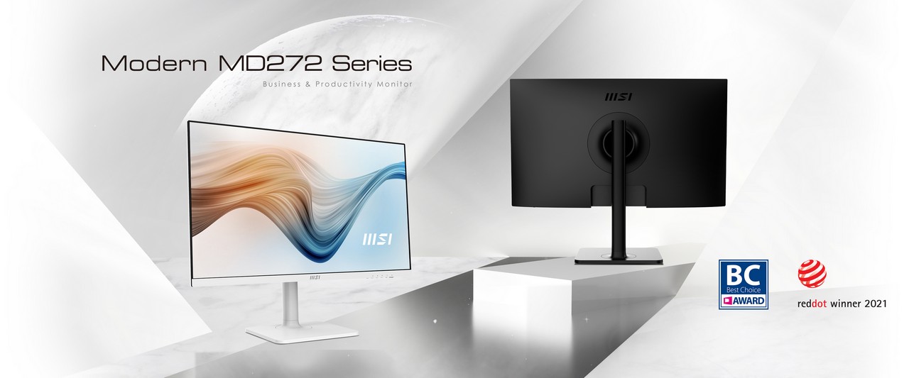 PC AIO MSI Modern Seri AM242 & AM272 dan Monitor Seri MD272 Modern Siap Melewati Batas Produktivitas 3 Modern MD272 Banner