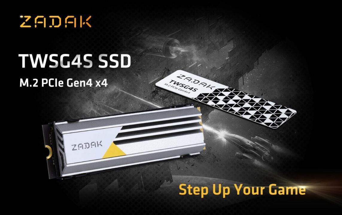 ZADAK Luncurkan SSD NVMe PCIe Gen 4 Pertamanya: TWSG4S 1 SSD ZADAk PCIe Gen 4 x4