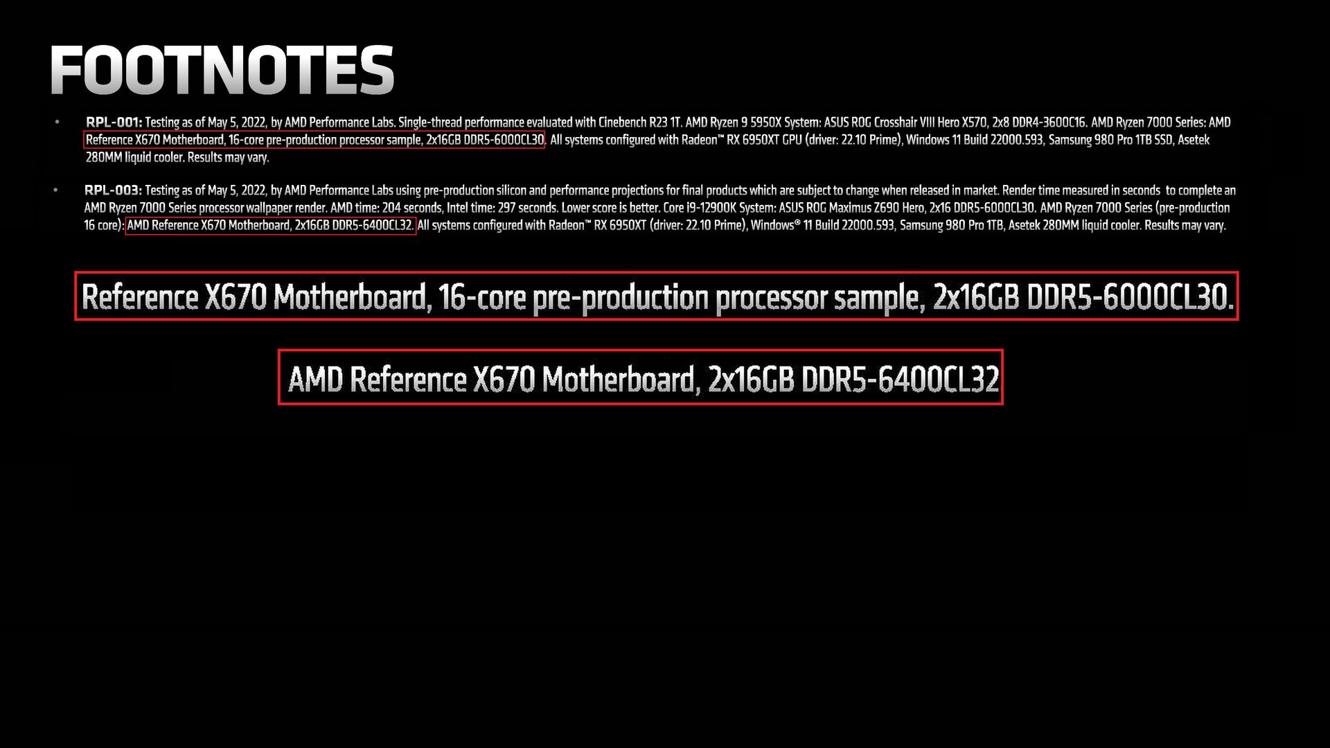 Teaser AMD Ryzen 7000-series : Zen4 5nm, CPU 5.5Ghz+, Socket AM5 LGA1718, Chipset X670, DDR5-6000, PCIe Gen5 11 Zen4 Footnote edited