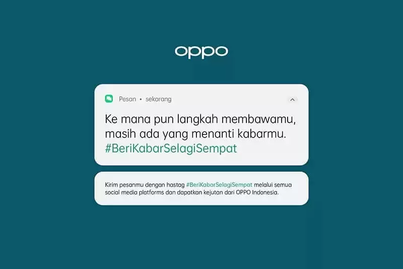 Direct Release: Bersama OPPO,16.297 Kabar telah Tersampaikan Melalui Kampanye #BeriKabarSelagiSempat 10 OPPO BeriKabarSelagiSempat