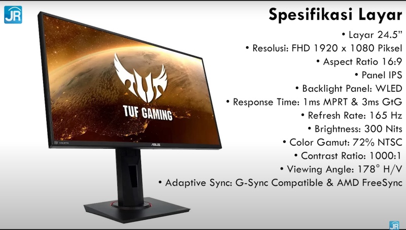 ASUS TUF Gaming VG259QR 3