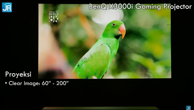 Review Proyektor BenQ X3000i: 4K HDR untuk Gaming dan Bioskop Pribadi 14 BenQ X3000i Gaming Projector 18