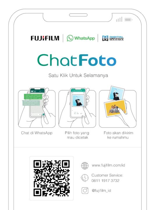 Direct Release: ChatFoto Kini Bikin Kamu Bisa Edit Foto Sebelum Dicetak, Hanya Dari Aplikasi Ngobrol 3 ChatFoto FujiFilm
