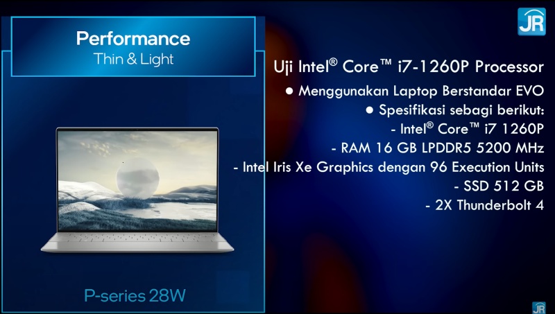 Review Performa Intel Core i7 1260P: Laptop Tipis Pakai 12-14 Core? 1 Intel Core i7 1260P 4