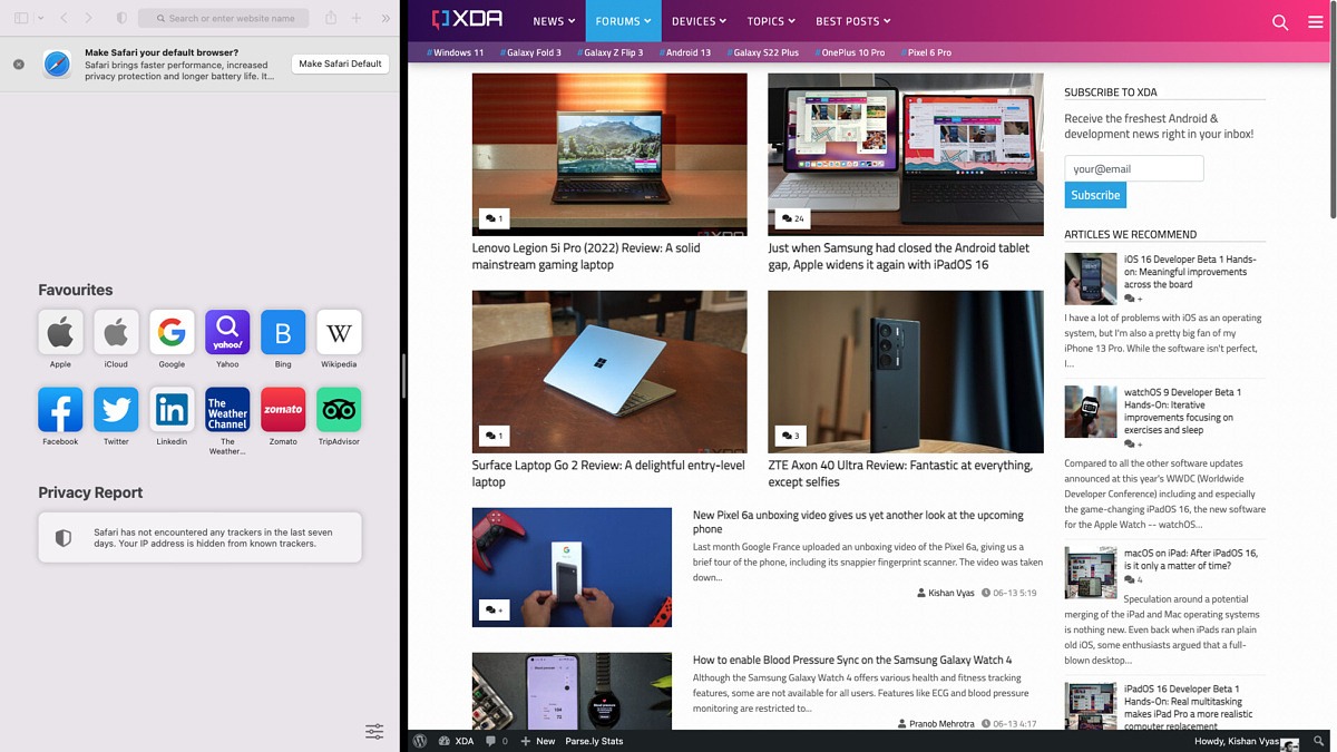 partial Split ChromeOS