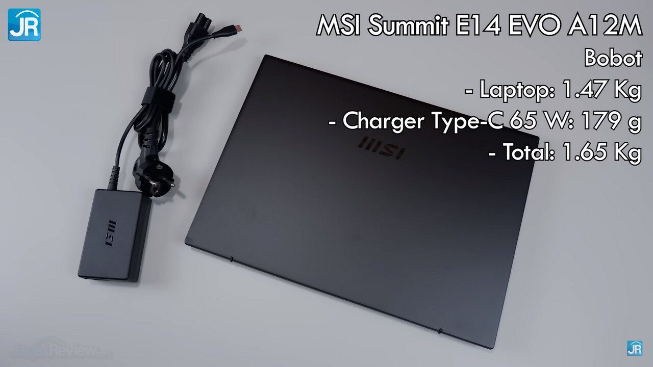 Review MSI Summit E14 EVO A12M: Laptop Tipis 12 Core Paling Murah 2 review MSI Summit E14 Evo A12M (7)