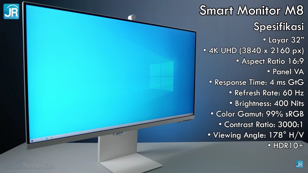 Review Samsung Smart Monitor M8: Desain Keren, Kamera 1080p, Nonton & Kerja Tanpa PC! 2 review Smart Monitor M8