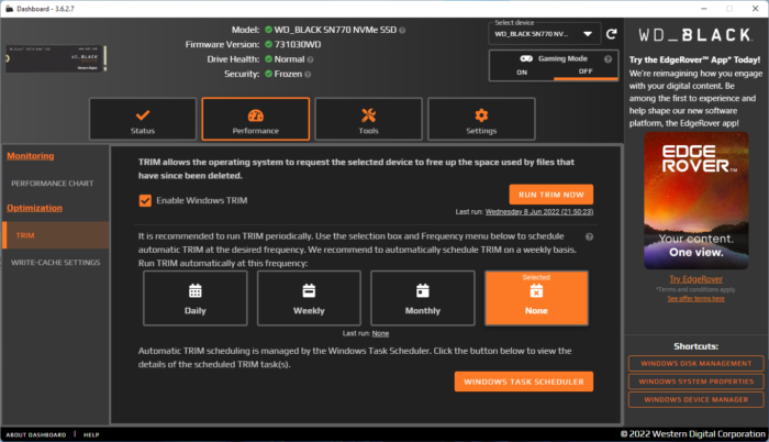 Review Storage: WD_BLACK SN770 1TB 1 3 e1656655014967