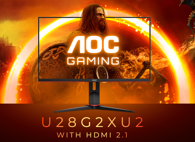 AOC Hadirkan Monitor Gaming AOC Gaming U28G2XU2, Dukung 4K dan 144Hz 28 AOC Gaming U28G2XU2