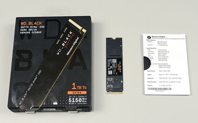 Review Storage: WD_BLACK SN770 1TB 2 DSCF9860
