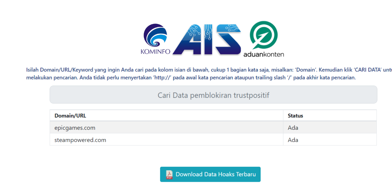 Steam dan Epic Games Benar-benar Diblokir Kominfo 1 Epic Games dan Steam diblokir kominfo 3