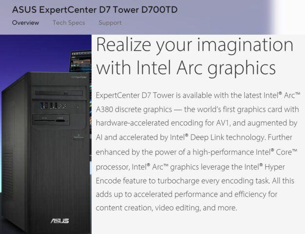 Intel Arc A380 Kini Hadir Lewat ASUS dan MSI 2 Intel Arc A380