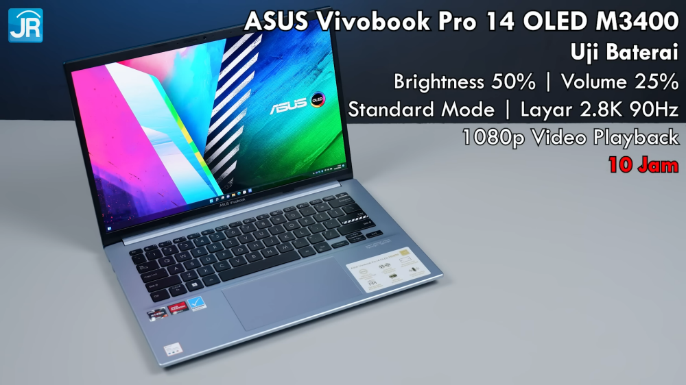 Review ASUS Vivobook Pro 14 OLED M3400: Laptop AMD Ryzen H Series Murah dengan OLED 2.8K 90 Hz 17 ASUS Vivobook Pro 14 OLED M3400 43